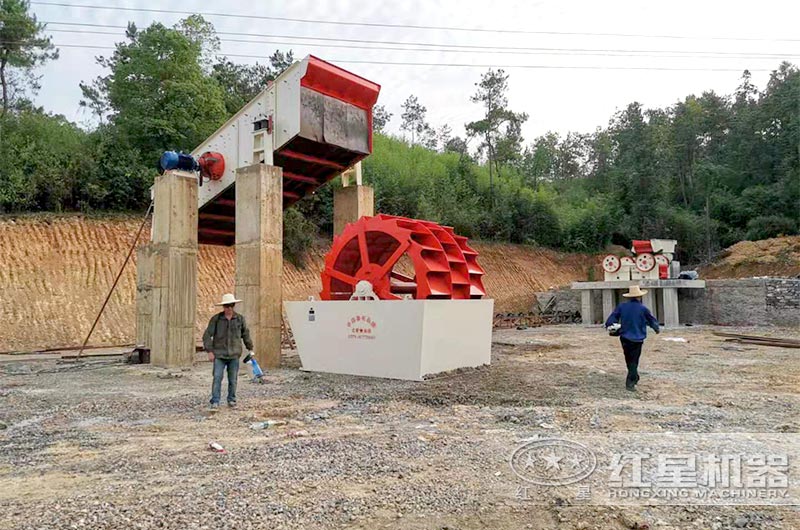 鋁土礦破碎生產(chǎn)線安裝現(xiàn)場(chǎng) 鋁土礦破碎生產(chǎn)線安裝現(xiàn)場(chǎng)