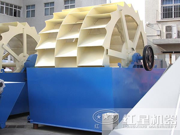 三葉輪式洗砂機(jī)，處理量大