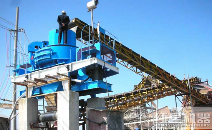 用戶制砂現(xiàn)場，點擊咨詢獲得生產(chǎn)線配置及報價